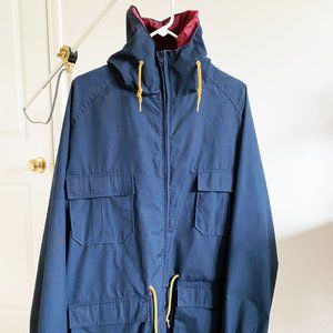 Vintage 80s Woolrich Parka Rain Chore Barn Full Zip Anorak Rain Jacket XL